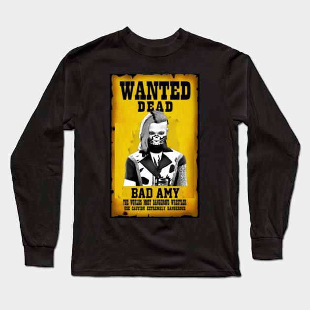 BAD AMY ''WANTED'' Long Sleeve T-Shirt by KVLI3N